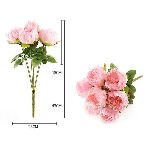 Artificial Large Peony Bouquet