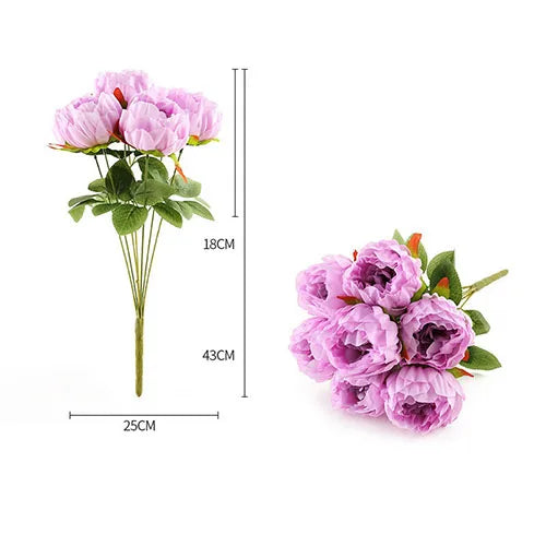 Artificial Large Peony Bouquet