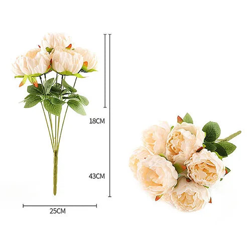 Artificial Large Peony Bouquet