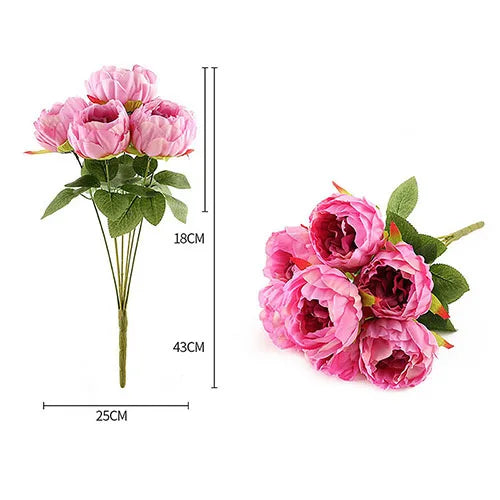 Artificial Large Peony Bouquet